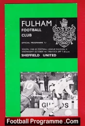 Fulham v Sheffield United 1968