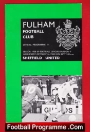 Fulham v Sheffield United 1968