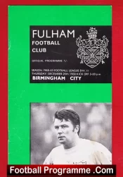 Fulham v Birmingham City 1968