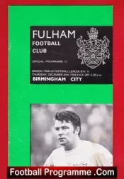 Fulham v Birmingham City 1968