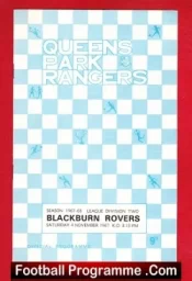 Queens Park Rangers v Blackburn Rovers 1967