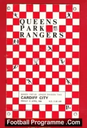 Queens Park Rangers v Cardiff City 1968