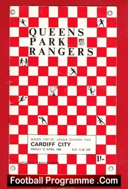  ✅Queens Park Rangers v Leicester City 1968 Queens Park Rangers v Leicester City 1968 Football Programme .COM Football Programmes Memorabilia Football Programme .COM Football Programmes Memorabilia