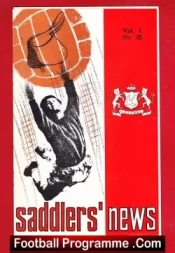 Walsall v Colchester United 1966
