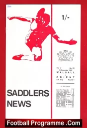 Walsall v Orient 1969