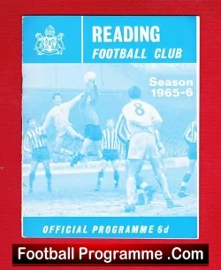  ✅Reading v Notts County 1960 Reading v Notts County 1960 Football Programme .COM Football Programmes Memorabilia Football Programme .COM Football Programmes Memorabilia