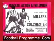 Rotherham United v Colchester United 1978