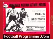 Rotherham United v Brentford 1978
