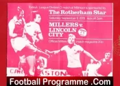 Rotherham United v Lincoln City 1978