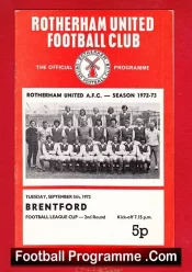 Rotherham United v Brentford 1972