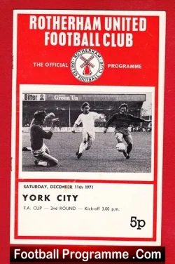 ✅Rotherham United v Brighton 1971 Rotherham United v Brighton 1971 Football Programme .COM Football Programmes Memorabilia Football Programme .COM Football Programmes Memorabilia