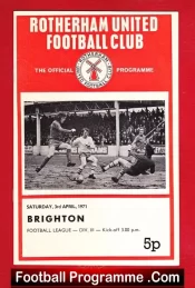 Rotherham United v Brighton 1971