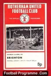 Rotherham United v Brighton 1971
