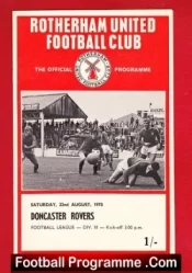 Rotherham United v Doncaster Rovers 1970