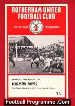  ✅Rotherham United v Bury 1970 Rotherham United v Bury 1970 Football Programme .COM Football Programmes Memorabilia Football Programme .COM Football Programmes Memorabilia