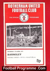 Rotherham United v Barnsley 1971