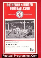 Rotherham United v Barnsley 1971