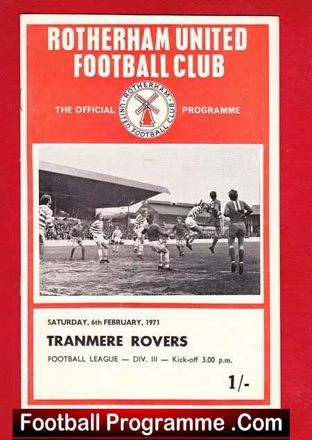 Rotherham United v Tranmere Rovers 1971 - Image 2