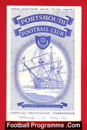 Portsmouth v Stoke City 1960