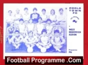 Poole Town v WBA 1982 – George Best played for Poole