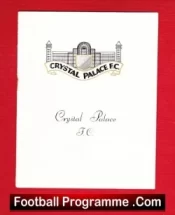 Crystal Palace v Middlesbrough 1964