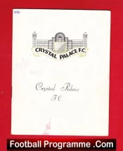 Crystal Palace v Walsall 1964