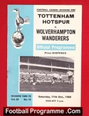 Tottenham Hotspur v Wolves 1969