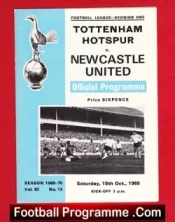 Tottenham Hotspur v Newcastle United 1969