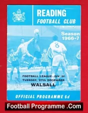 Reading v Walsall 1966
