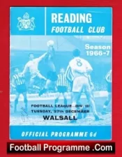 Reading v Walsall 1966