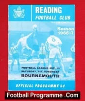 Reading v Bournemouth 1966