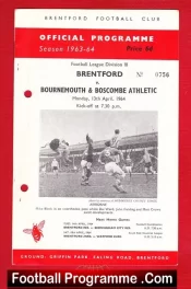Brentford v Bournemouth 1964