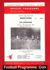 Brentford v Gillingham 1964