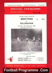 Brentford v Gillingham 1964