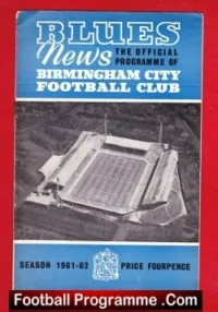 Birmingham City v Nottingham Forest 1961