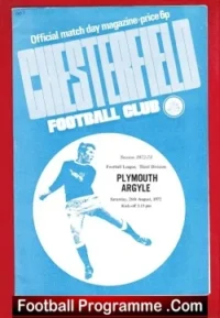 Chesterfield v Plymouth Argyle 1972