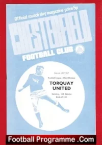 Chesterfield v Torquay United 1971