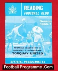 Reading v Torquay United 1966