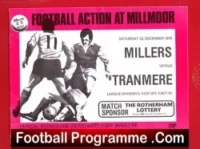 Rotherham United v Tranmere Rovers 1978