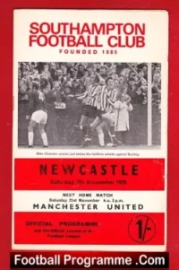 Southampton v Newcastle United 1970