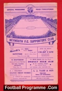 Weymouth v Tunbridge Wells 1952