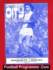 Birmingham City v Aston Villa 1972 – FA Youth Cup