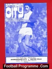 Birmingham City v Aston Villa 1972 – FA Youth Cup