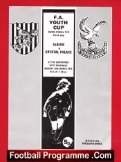 West Bromwich Albion v Crystal Palace 1976 – FA Youth Cup