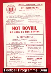 Clapton v Walthamstow Avenue 1962