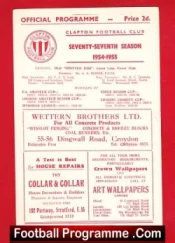 Clapton v Walthamstow Avenue 1955