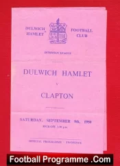 Dulwich Hamlet v Clapton 1950