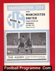 Manchester City v Manchester United 1971 – Matt Busby Last Match