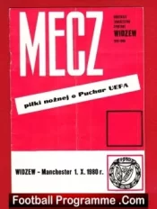 Widzew Lodz v Manchester United 1980 – Polish Poland