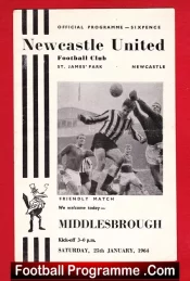 Newcastle United v Middlesbrough 1964 – Friendly Match